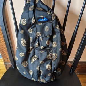 Kavu Rope Sling Bag - Pine Cones - NWT